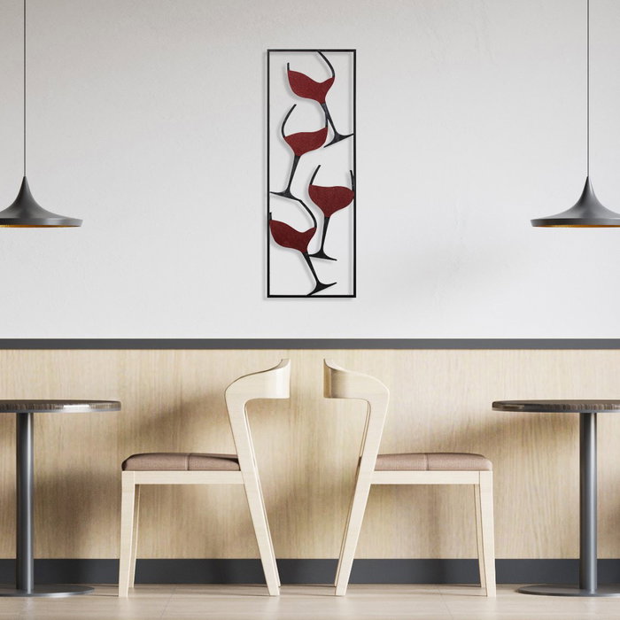 Wallity Accesorio Decorativo de Metal Multicolor